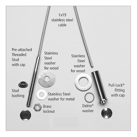 Railfx Cable Rail 102 Basic Kit 15 ft RFX10215